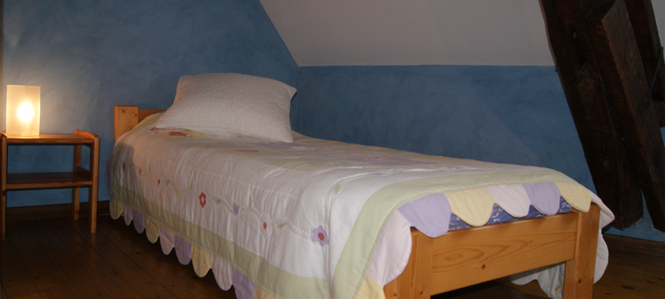 Chambre simple lavande